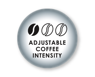 Instelbare koffiesterkte